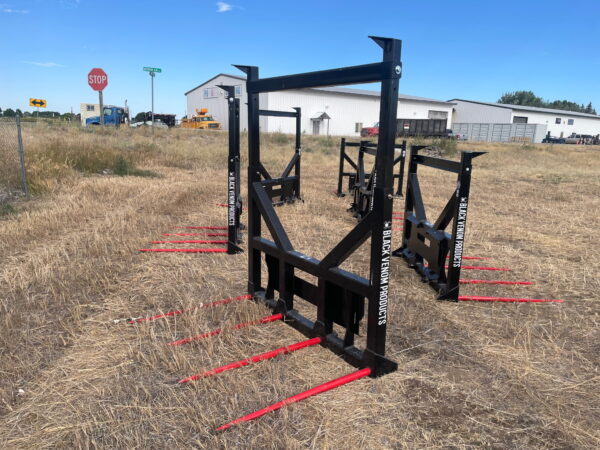 Outdoor workout station with resistance bands on dry grass.