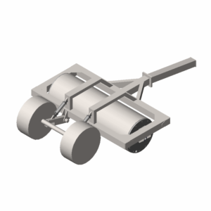 Straight hitch land roller custom fabrication