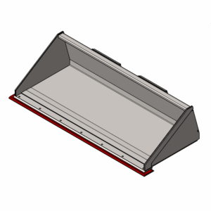 low profile skid steer bucket attachment - farm equipment