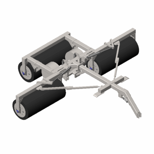 Tri-fold roller - land rollers for sale - idaho falls custom fabrication - custom equipment