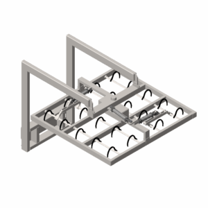 High lift rotating grapple attachment for farming - equipment for skid steers and tractors - implements for equipment