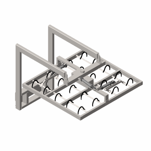 High lift rotating grapple attachment for farming - equipment for skid steers and tractors - implements for equipment