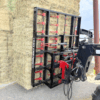 upright hay grapple tractor attachment